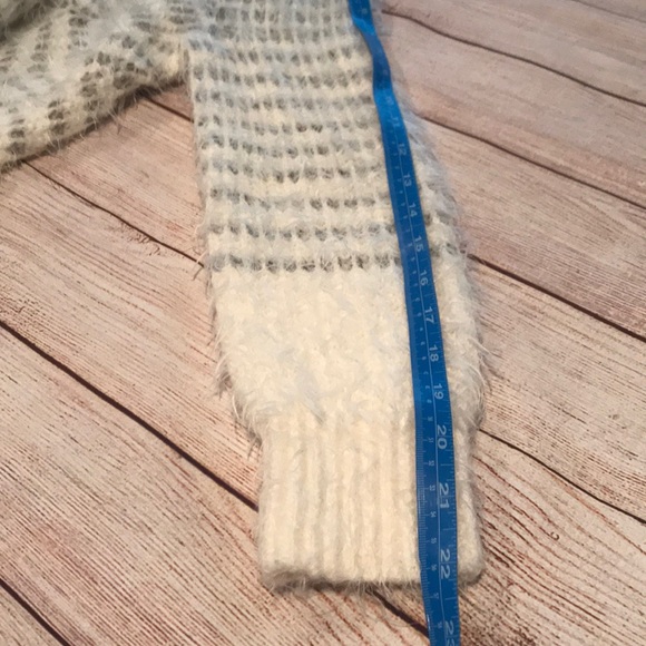 Anthropologie Sleeping on Snow Eyelash Turtleneck Sweater Dress Small Petite - Picture 15 of 16